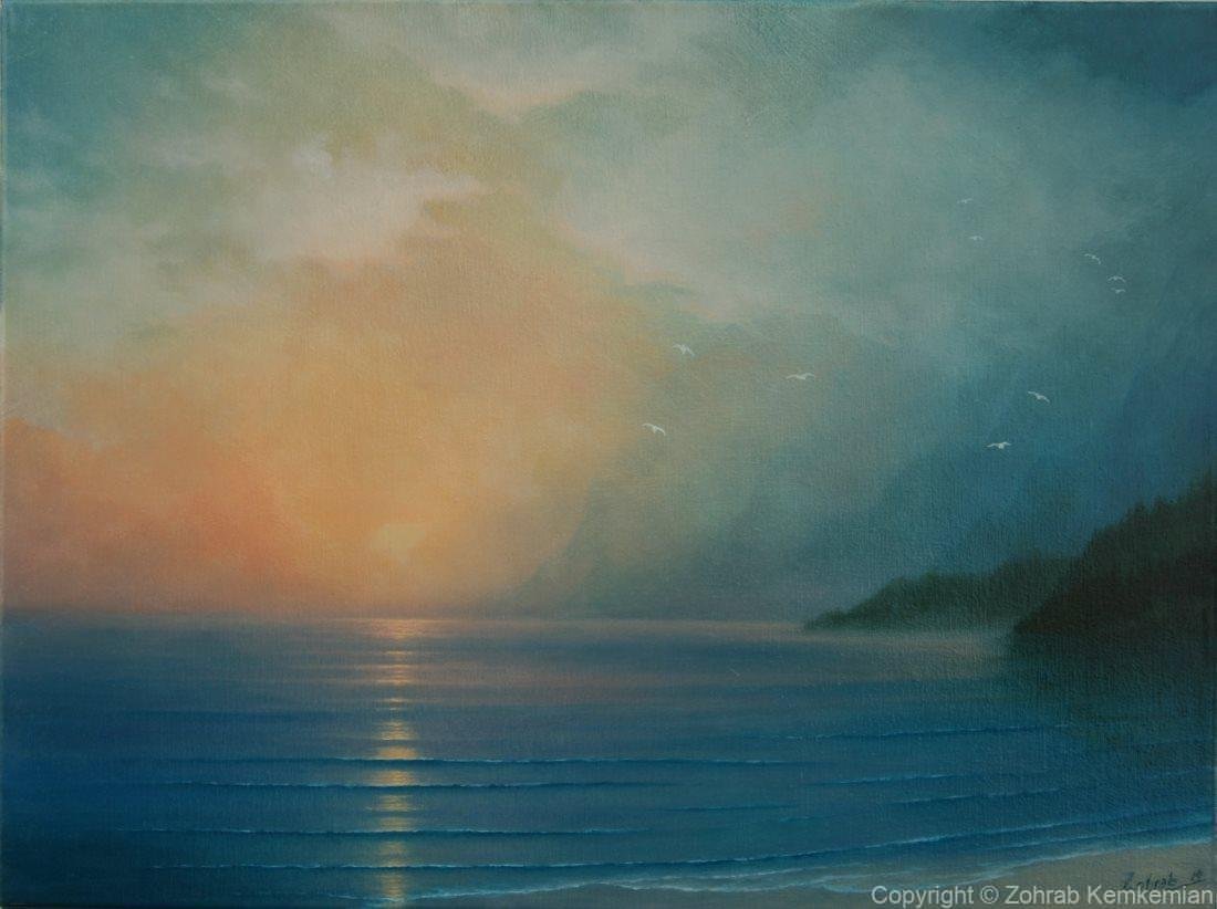 2014 Sunset on the coast