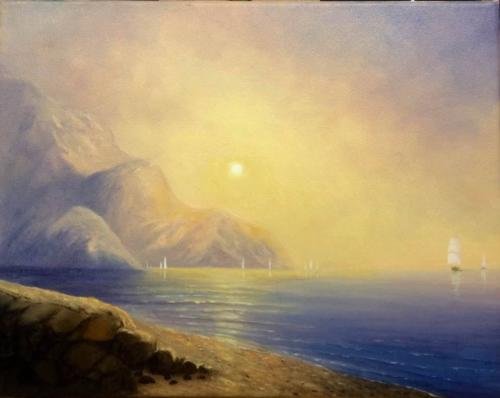 Sunset by the coast (1)