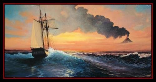 2011 Sunset on the south Pacific