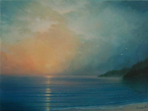 2014 Sunset on the coast